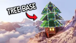 Living out of a Christmas Tree Base....