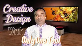 Creative Design In Illustrator With Only One Tool | Mohar Tech Pro | Adobe Illustrator