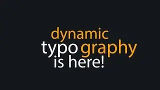 Stomp Typography Opener (after effects Template) download link in description