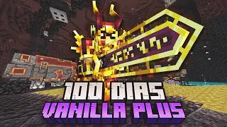 SOBREVIVI 100 DIAS NO VANILLA PLUS DO MINECRAFT - O FILME