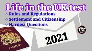 Life in the UK Test 2021,✅ First time pass