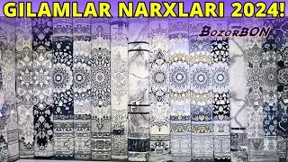 KO'RING! GILAM NARXLARI ARZONLADIMI? SARA GILAMLAR NARXLARI 2024