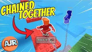 Roblox Obby BUT WE'RE CHAINED TOGETHER?! | Chained [2 Player Obby]