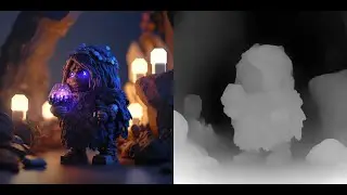 Depth Map with python & vtk package