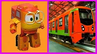 Robot Trains Characters in Real Life part 2