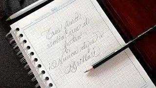How Write the Most Beautiful Handwriting in the World | Cursive Letter | Calligraphy Pablo Bermúdez