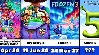 Upcoming Animated Movies 2026 & 2027