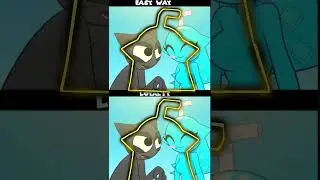 SPRUNKI GREY X AQUA🩶🩵EASY WAY VS LOYALTY😈🧿PERFECT OUTLINE🤪