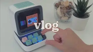 a day in my life ☁️ Divoom Ditoo unboxing | aesthetic vlog ✨ [4K]