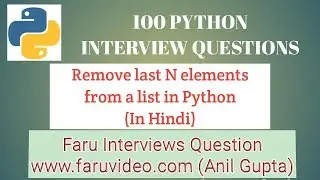 Remove Last Nth Elements from List In Python