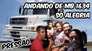 Andando de MB 1634 na pressão | As crianças se divertiram