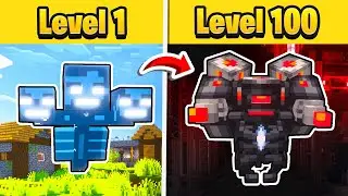 Level 1 vs 100 Minecraft wither Ender's Cataclysm
