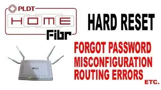 How to Hard reset/Factory reset PLDT Home Fibr modem router