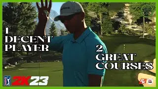 PGA TOUR 2K23 | Pic du Bouc GC & Harrier Creek, B2B (Gameplay Only)