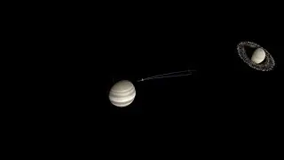 A Celestial Marvel: Earth Between Jupiter and Saturn! The Celestial Alignment