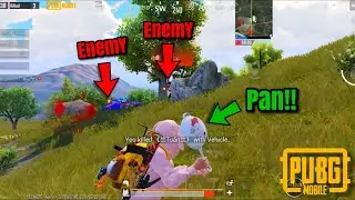 Exiting the vehicle and you forgot you're holding a pan! Pubg mobile ❤️