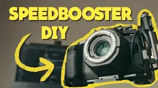 My DIY Metabones x Viltox speedbooster on a Blackmagic Pocket Cinema Camera 6K! (Full Frame-Ish)