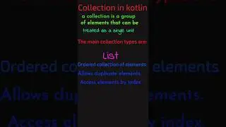 Kotlin Collections Tutorial | List and Map in Kotlin With Examples #1 