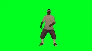ballas1 dancing green screen