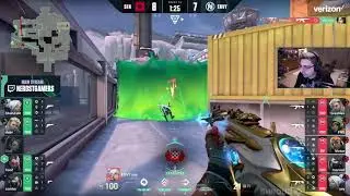 Shroud reacts to El Diablo ACE!!! against Sentinels | VCT