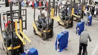 Фестиваль мастерства операторов вилочных погрузчиков KOMATSU 