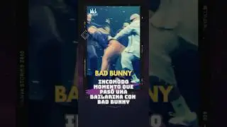 El incómodo momento que pasó una bailarina con Bad Bunny 