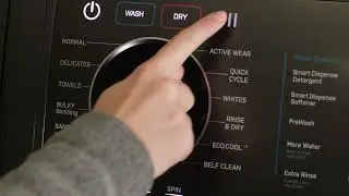 GE Profile™ Combo Washer/Dryer Time Delay Set Up