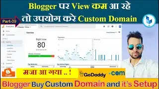 How to Buy Custom Domain for Blogger || how to add a custom domain on blogger blogger tutorial 2021