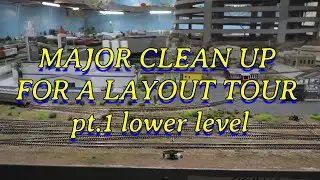 MAJOR CLEAN-UP FOR A VIDEO TOUR..pt 1 lower level