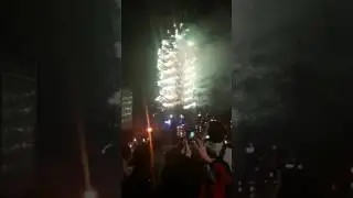 2017 臺北101跨年煙火