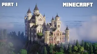 Minecraft Castle Tutorial | Inspired by Neuschwanstein | Part 1
