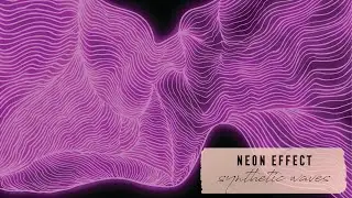 Cyberpunk Synthetic Pink Neon Waves Artwork - from paper to photoshop to redbubble (how to 2020)