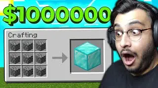 BECOMING THE RICHEST MAN IN MINECRAFT (WON MR BEAST GIVEAWAY) | RAWKNEE