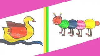 painting Duck and funny ant || painting for you