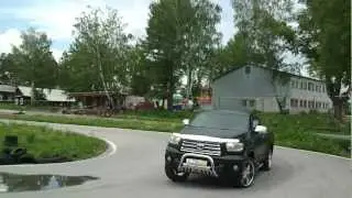 Toyota Tundra,сьемки Тундры  на треке