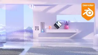 pastel interior / archviz [blender tutorial]