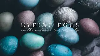 Dyeing Easter Eggs With Natural Ingredients