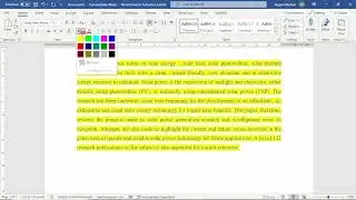 Highlight Removal: Clean up in MS Word