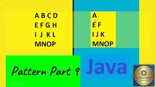 Pattern Program 9 || Pattern programs in java