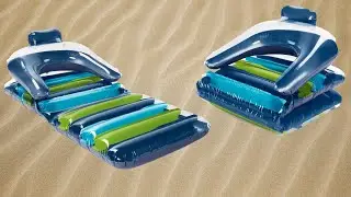 Crivit Inflatable Beach Lounge Chair TESTING