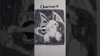 Draw the Rarest Shadowless Charizard - Learn how to Sketch & Impress your friend #pokemon #charizard