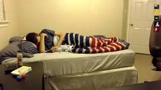 Man falls asleep on discord with camera (Reupload)