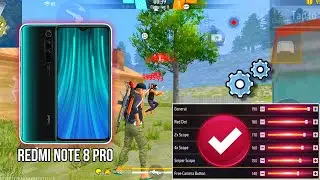 Redmi Note 8 Pro free fire sensitivity setting ⚙️ | Redmi Note 8 Pro free fire headshot setting ⚙️
