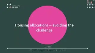 Housing Allocations: Avoiding the Challenge