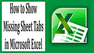 How to Find Sheet Microsoft Excel 2010 Tutorial #44