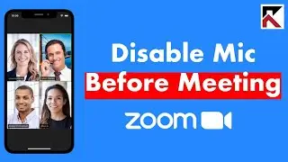 How To Turn Off Zoom Microphone Before Joining ZOOM Meeting iPhone