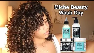 Curly Hair Routine using Miche Beauty Hair products | Charline MA