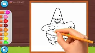 Cartoon Drawings - Drawing And Coloring For Kids! Spongebob And Patrick Star