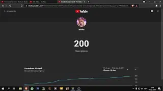 199/200. (Solo contador de subs en tiempo real, sin sonido, sin audio).