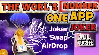 New App || How To New App Joker Swap // The World's Number One App Joker Swap All Task Very Easy